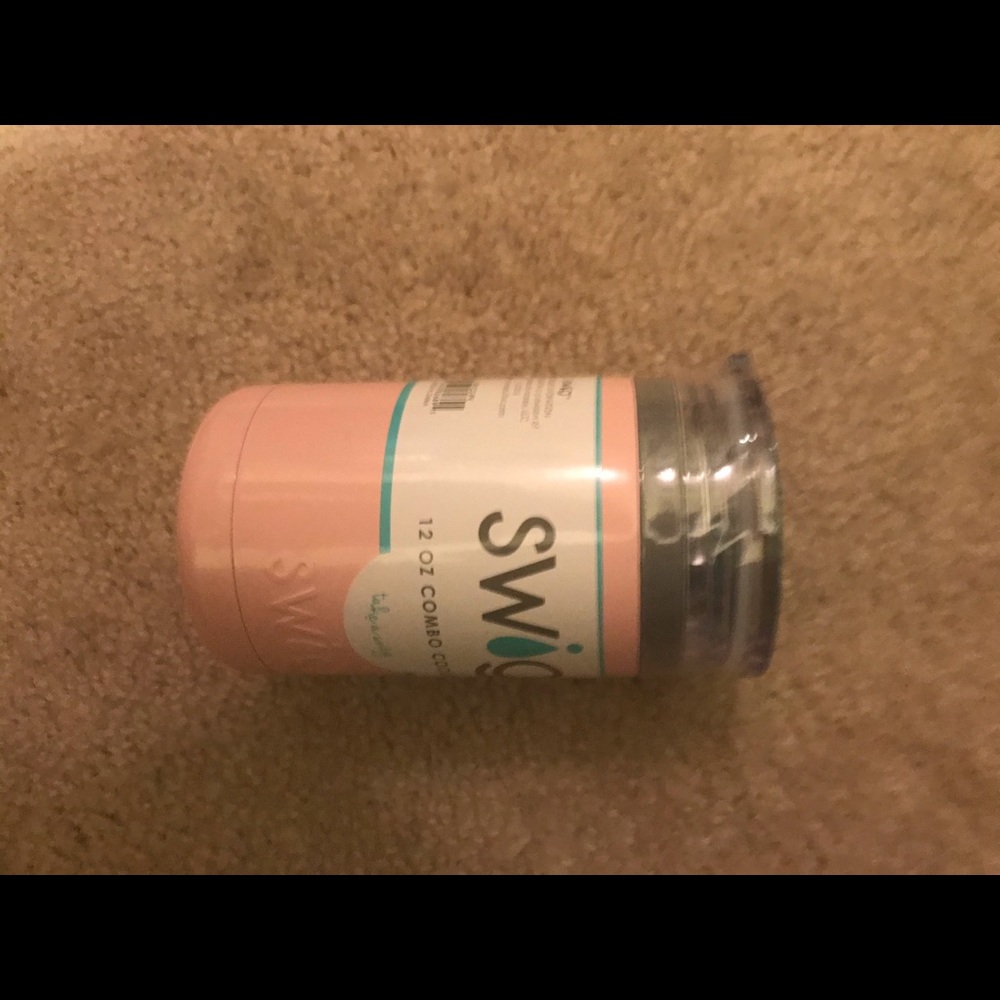 Light pink swig 12oz can koozie